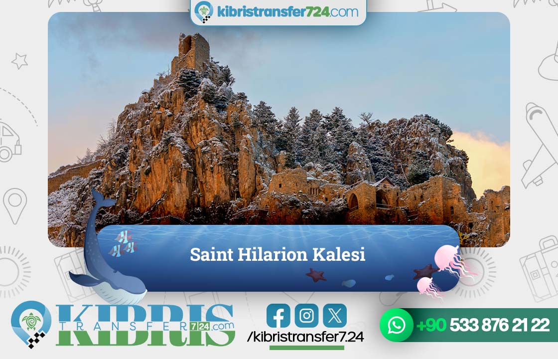 Saint Hilarion Kalesi, Kıbrıs’ın Girne bölgesinde yer alan ve benzersiz panoramik manzaralar sunan tarihi bir yapıdır. 10. yüzyılda Bizans İmparatorluğu tarafından inşa edilen bu kale, adanın tarihi ve kültürel zenginliklerini keşfetmek isteyenler için mükemmel bir durak. Saint Hilarion Kalesi’ni ziyaret ederek, Kıbrıs’ın tarihi dokusunu, eşsiz doğal güzelliklerini ve nefes kesen manzaralarını deneyimleyin. Eğlenceli ve bilgi dolu turlarımızla Kıbrıs’ta unutulmaz anılar biriktirin.